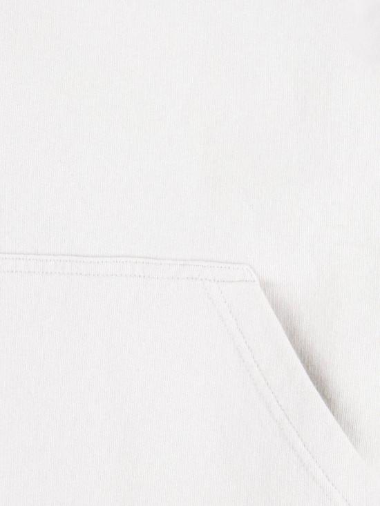 25FW 발렌시아가 로고 후드 티셔츠  818433 TSVO39012 WHITE - BALENCIAGA