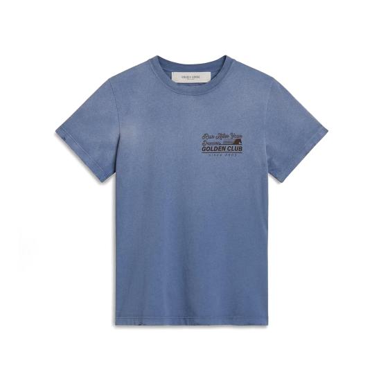 25FW 골든구스 반팔 티셔츠 GWP02322P002124 50270 CHINA BLUE