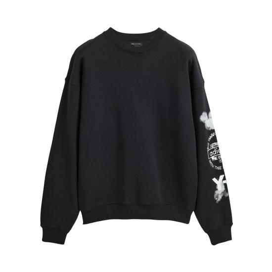 25FW 와이쓰리 긴팔 티셔츠 JX4749 BLACK