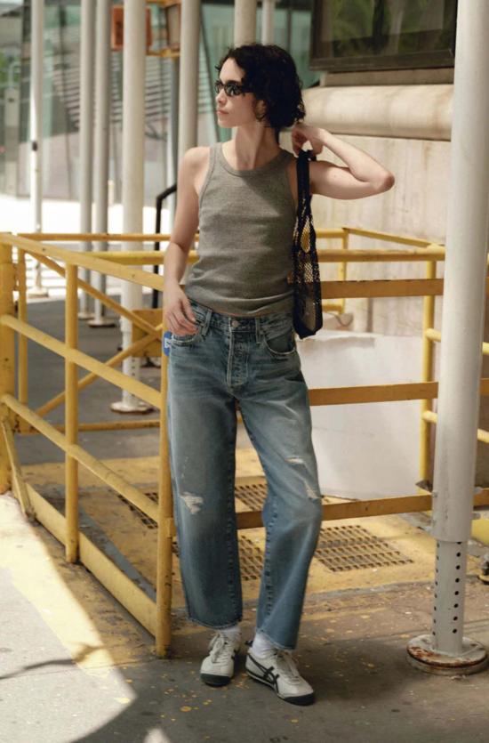  아모 데님 데님 팬츠 해티 스트레이트 진 - AMO DENIM