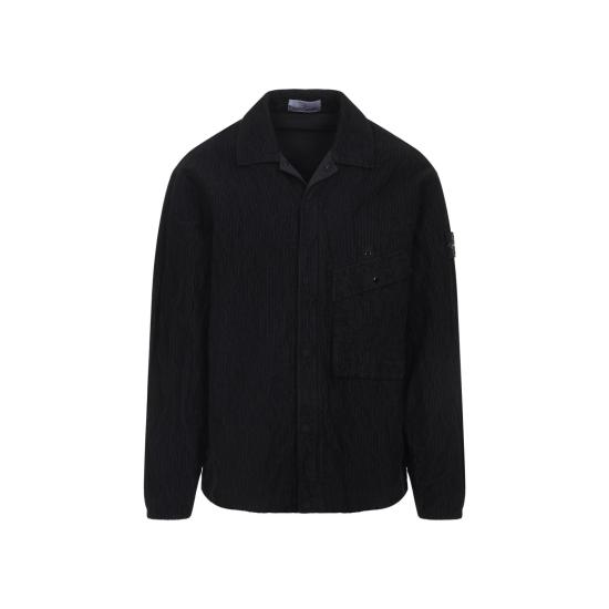 25FW 스톤 아일랜드 긴팔 셔츠 K2S151200020 S0229 V0029 BLACK