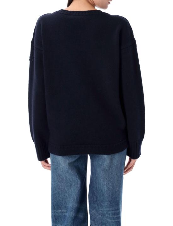 25FW 끌로에 니트웨어 CH25AMP48810 4C4 NAVY - CHLOE