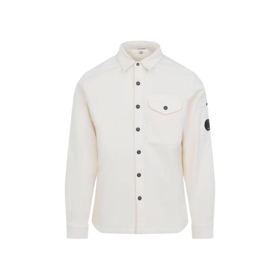 25FW 씨피 컴퍼니 긴팔 셔츠 19CMSH071A 006410O 402 PISTACHIO SHELL GREY