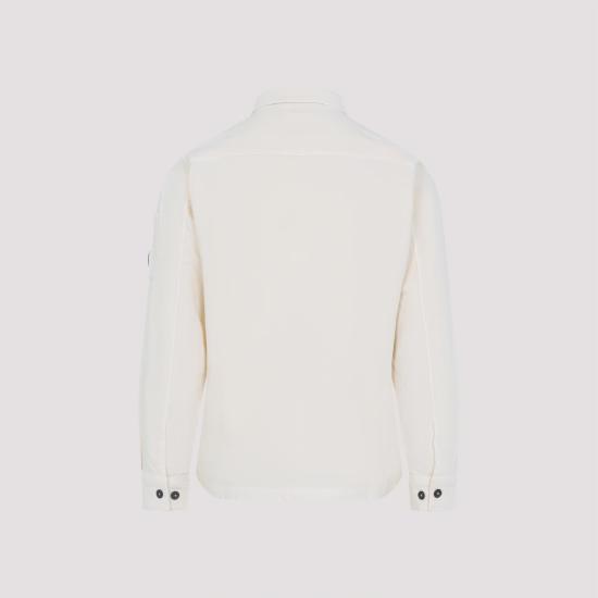 25FW 씨피 컴퍼니 긴팔 셔츠 19CMSH071A 006410O 402 PISTACHIO SHELL GREY - C.P. COMPANY