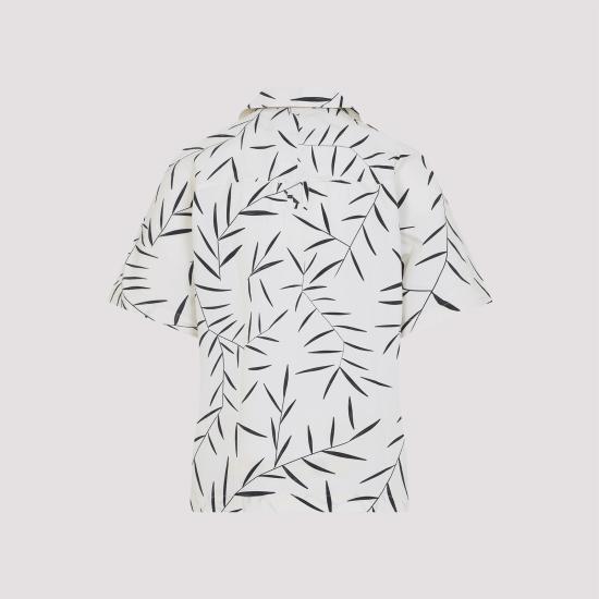 25FW 자크뮈스 반팔 셔츠 SHM00535AW00208 1KL PRINT FOLIAGE OFF WHITE B NUDE NEUTRALS - JACQUEMUS