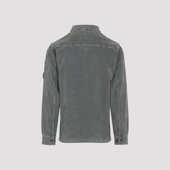 25FW 씨피 컴퍼니 긴팔 셔츠 19CMSH071A 006410O 921 GUNMETAL GREY - C.P. COMPANY