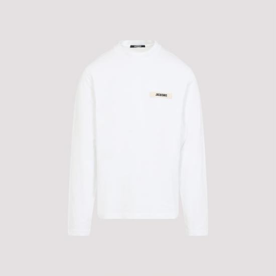  자크뮈스 그로그랭 긴팔 티셔츠 TSM00570AJ00226 100 WHITE - JACQUEMUS
