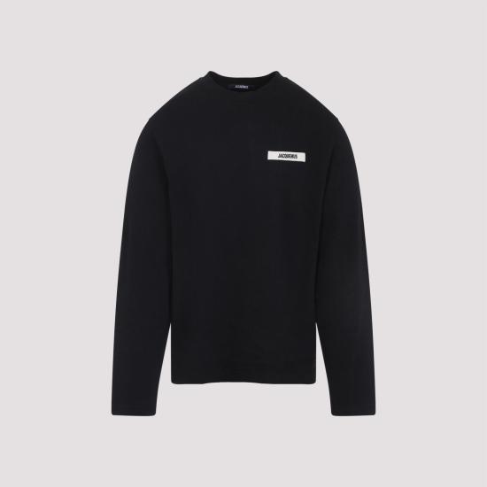  자크뮈스 그로그랭 긴팔 티셔츠 TSM00570AJ00226 990 BLACK - JACQUEMUS
