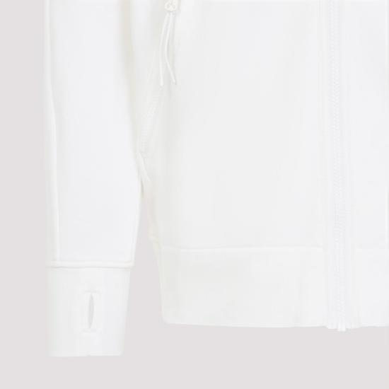 25FW 씨피 컴퍼니 레이즈드 플리스 후드 집업 RCCMSS715A 005086W 103 GAUZE WHITE - C.P. COMPANY