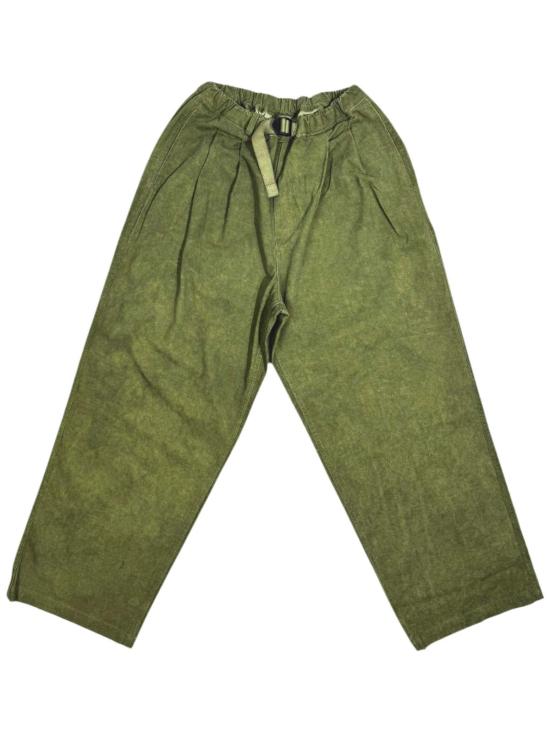  캐피 디자인 치노 팬츠 캐피 투턱 와이드 팬츠