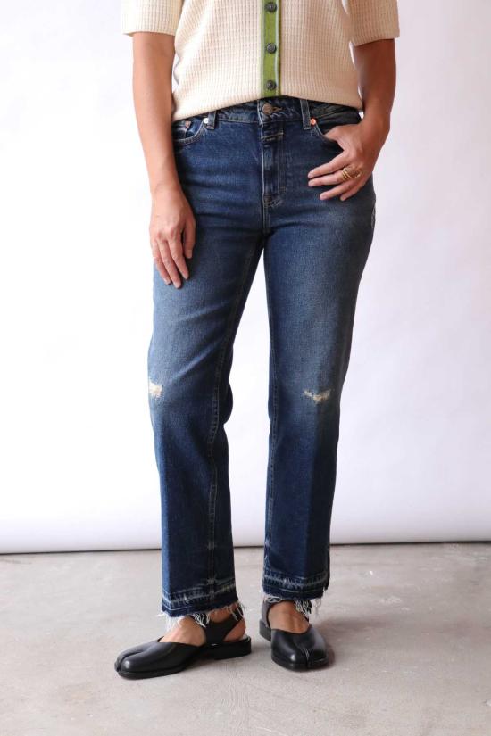  클로즈드 데님 팬츠 닫힌 밀로 청바지