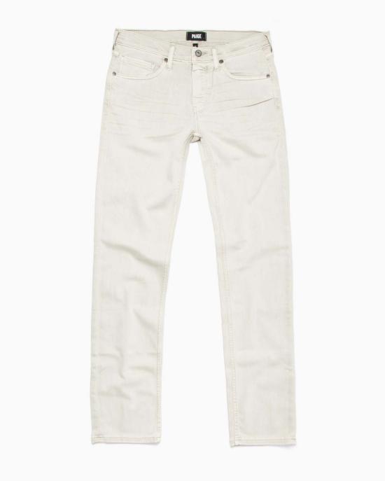  페이지 데님 팬츠 트랜센드 페더럴 슬림 스트레이트 진 그레이