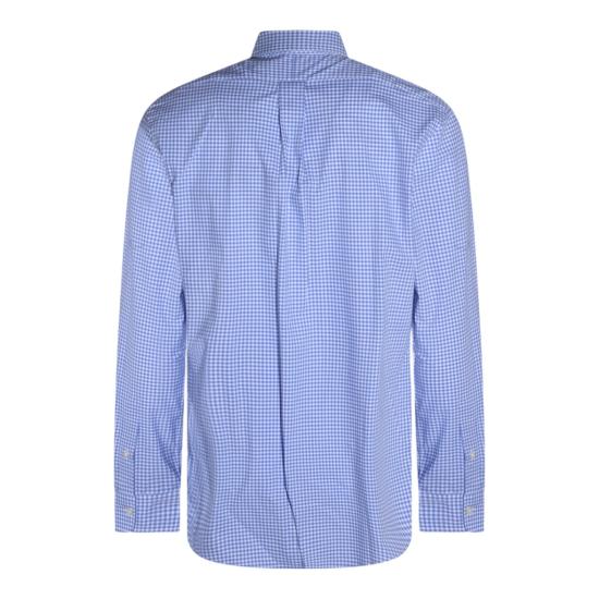 25SS 폴로 랄프로렌 커스텀 핏 코튼 포플린 포니 로고 셔츠 710928255004 BLUE DOM - POLO RALPH LAUREN