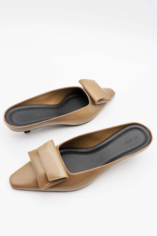  세인트아그니 뮬/슬리퍼 세인트 아그니 쁘띠 파우치 힐 - ST.AGNI