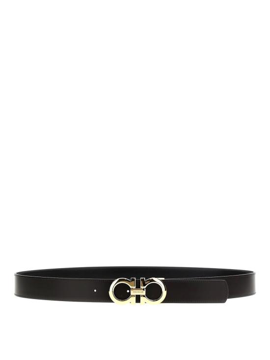  살바토레 페라가모 가죽 벨트 586940NERO Multicolour - SALVATORE FERRAGAMO