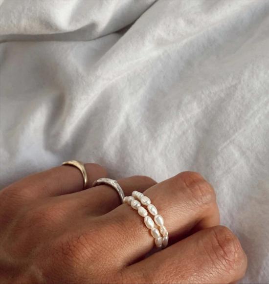  Brennan Studios 반지 브레넌 스튜디오 라이스 펄 링 - OTHER BRANDS