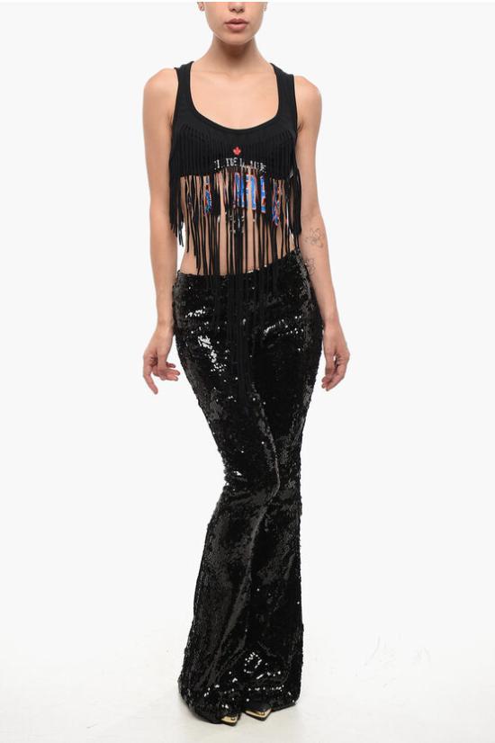  디스퀘어드2 민소매 티셔츠 S72NC1078 S24668 900 Black - DSQUARED2