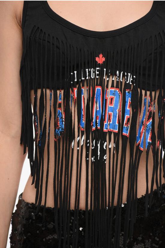  디스퀘어드2 민소매 티셔츠 S72NC1078 S24668 900 Black - DSQUARED2