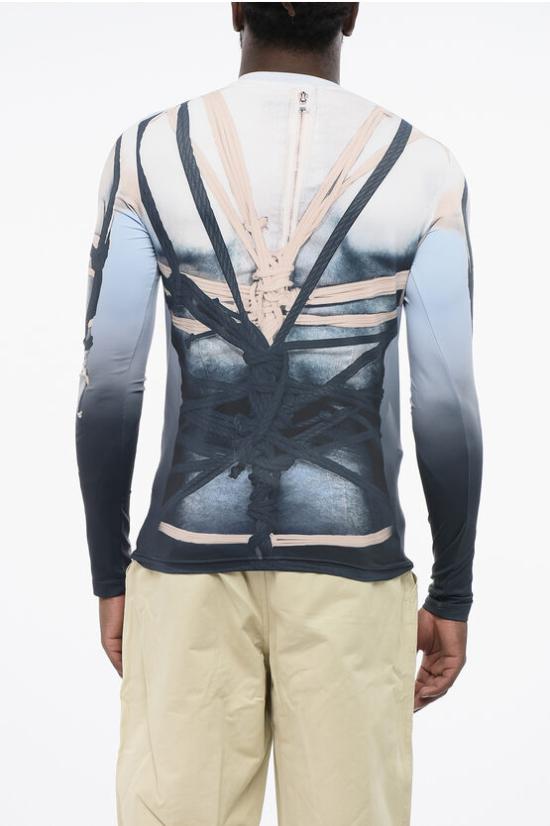  와이프로젝트 긴팔 티셔츠 204TO008 J104 BLUBK Blue - Y PROJECT