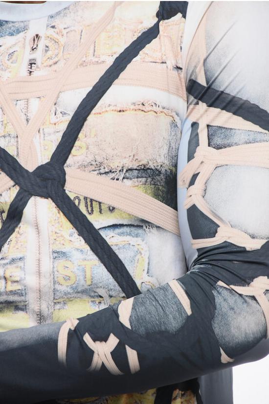  와이프로젝트 긴팔 티셔츠 204TO008 J104 BLUBK Blue - Y PROJECT