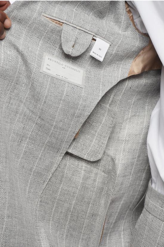  브루넬로 쿠치넬리 수트 세트 MW461LDWH TW461 C2011 Gray - BRUNELLO CUCINELLI