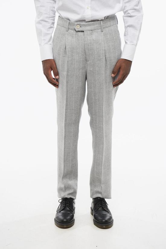  브루넬로 쿠치넬리 수트 세트 MW461LDWH TW461 C2011 Gray - BRUNELLO CUCINELLI