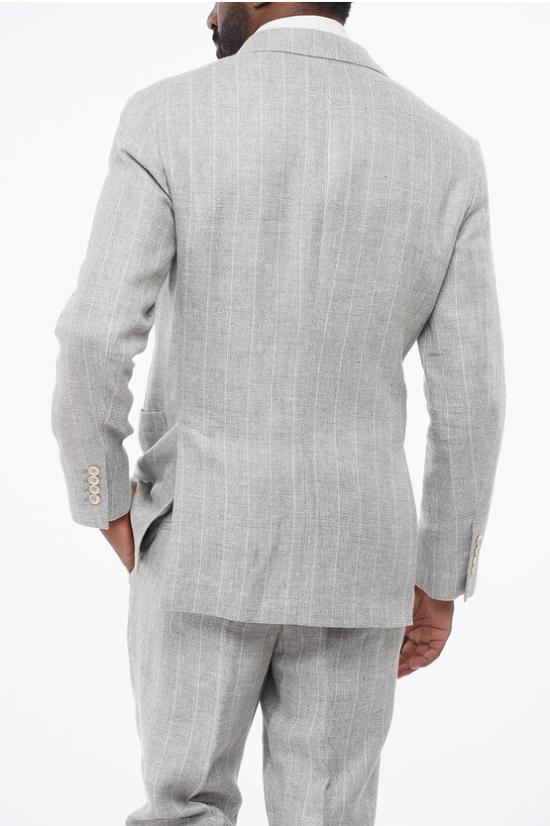  브루넬로 쿠치넬리 수트 세트 MW461LDBH TW461 C2011 Gray - BRUNELLO CUCINELLI