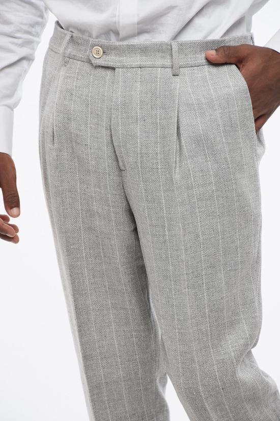  브루넬로 쿠치넬리 수트 세트 MW461LDBH TW461 C2011 Gray - BRUNELLO CUCINELLI