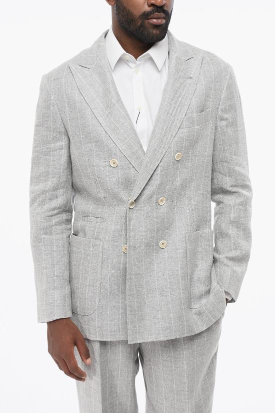  브루넬로 쿠치넬리 수트 세트 MW461LDBH TW461 C2011 Gray - BRUNELLO CUCINELLI