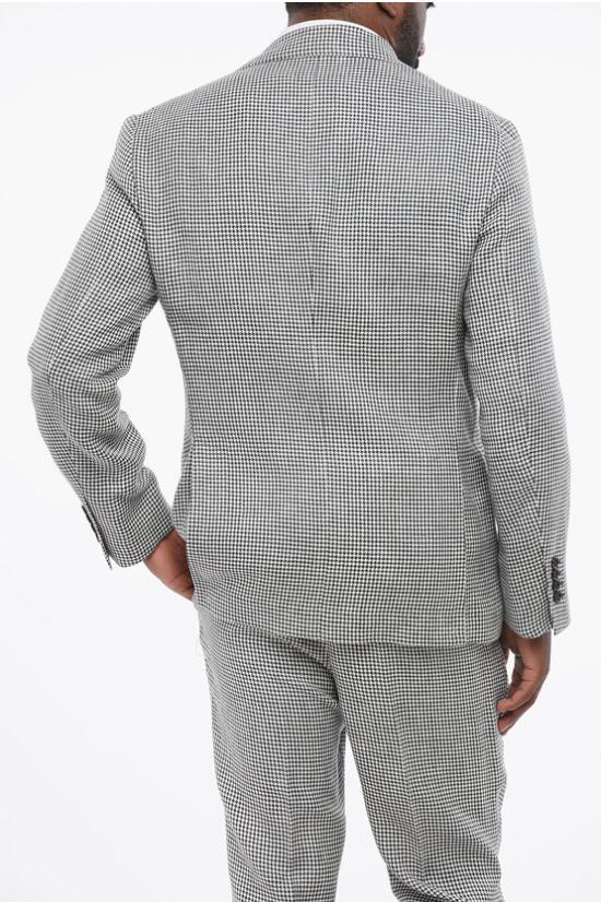  브루넬로 쿠치넬리 수트 세트 MW440LDWH TW440 C271 Black White - BRUNELLO CUCINELLI