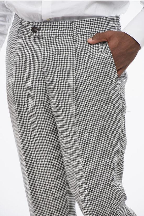  브루넬로 쿠치넬리 수트 세트 MW440LDWH TW440 C271 Black White - BRUNELLO CUCINELLI