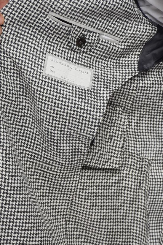  브루넬로 쿠치넬리 수트 세트 MW440LDWH TW440 C271 Black White - BRUNELLO CUCINELLI