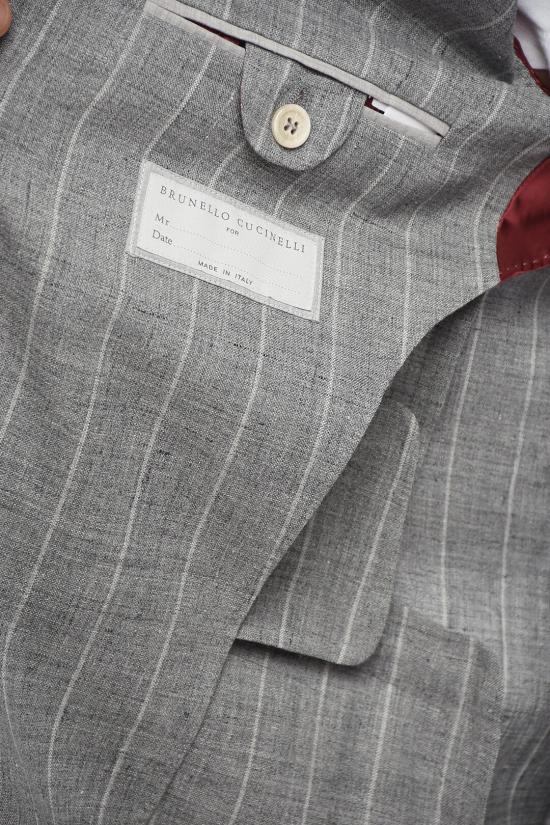  브루넬로 쿠치넬리 수트 자켓 MW4987BWD TW498 C042 Gray - BRUNELLO CUCINELLI