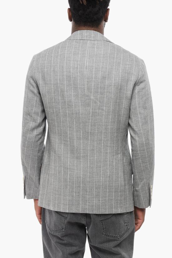  브루넬로 쿠치넬리 수트 자켓 MW4987BWD TW498 C042 Gray - BRUNELLO CUCINELLI