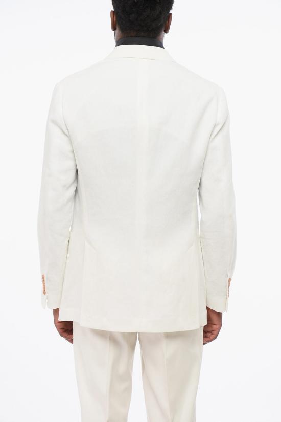  브루넬로 쿠치넬리 수트 자켓 MW4317BBD TW431 C802 White - BRUNELLO CUCINELLI