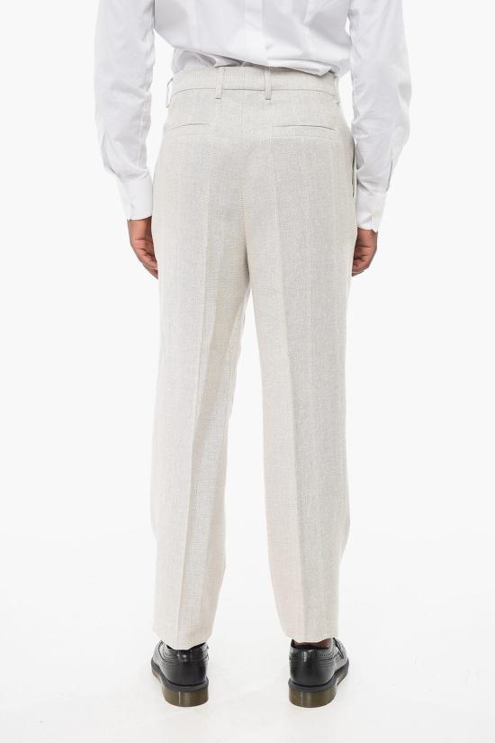  브루넬로 쿠치넬리 스트레이트 팬츠 MS499L00S TS499 C002 Gray - BRUNELLO CUCINELLI