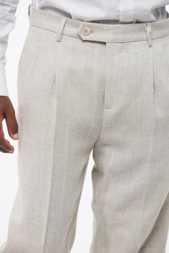  브루넬로 쿠치넬리 스트레이트 팬츠 MS499L00S TS499 C002 Gray - BRUNELLO CUCINELLI