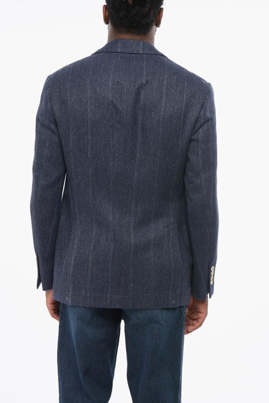  브루넬로 쿠치넬리 수트 자켓 MS4997BWD TS499 C023 Blue - BRUNELLO CUCINELLI