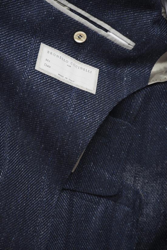  브루넬로 쿠치넬리 수트 자켓 MS4997BWD TS499 C023 Blue - BRUNELLO CUCINELLI