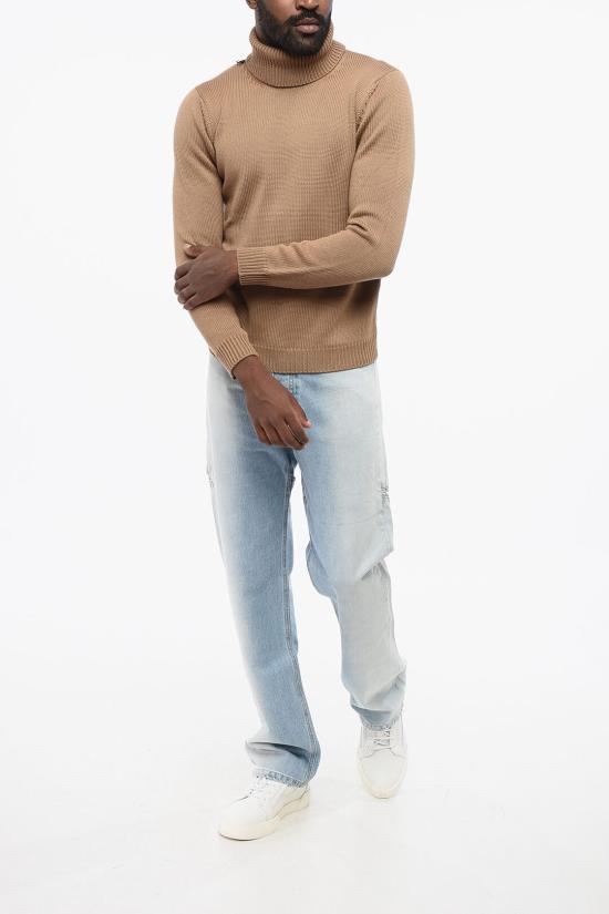  로베르토 콜리나 터틀넥 RA02003 RA0205 Brown - ROBERTO COLLINA