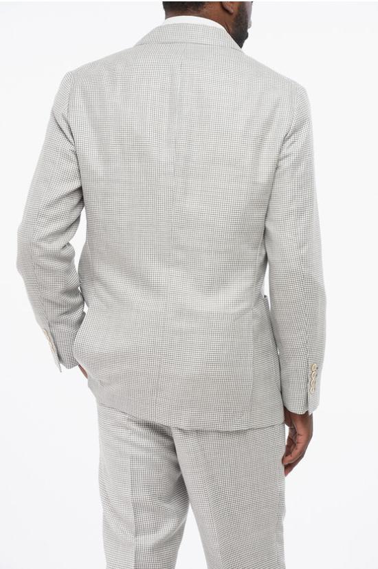  브루넬로 쿠치넬리 수트 세트 MS486LDBH TS486 C091 Gray - BRUNELLO CUCINELLI