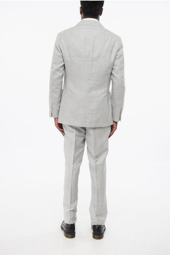  브루넬로 쿠치넬리 수트 세트 MS486LDBH TS486 C091 Gray - BRUNELLO CUCINELLI