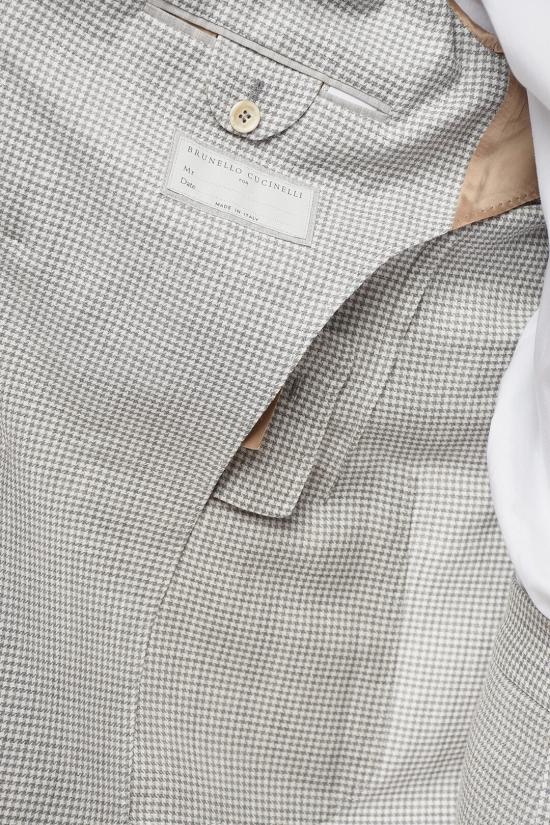  브루넬로 쿠치넬리 수트 세트 MS486LDBH TS486 C091 Gray - BRUNELLO CUCINELLI