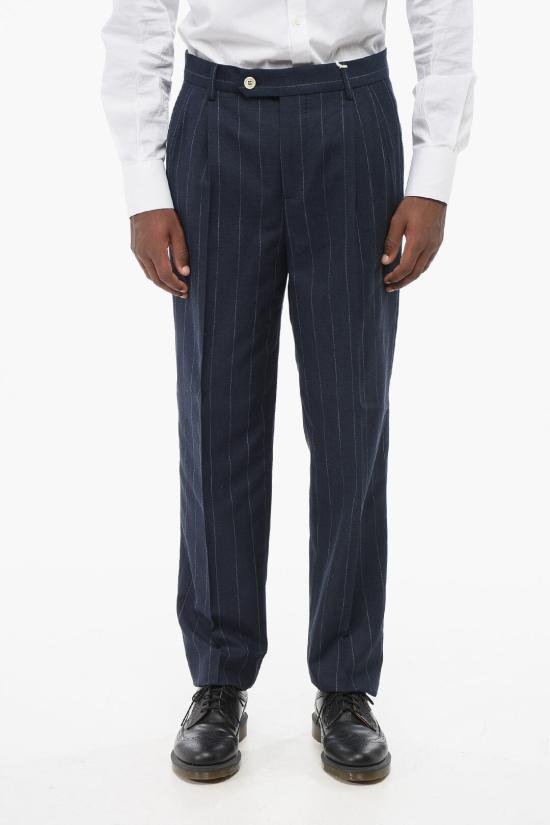  브루넬로 쿠치넬리 스트레이트 팬츠 MS484L00S TS484 C002 Blue