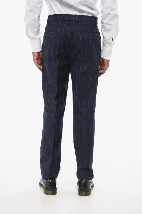  브루넬로 쿠치넬리 스트레이트 팬츠 MS484L00S TS484 C002 Blue - BRUNELLO CUCINELLI
