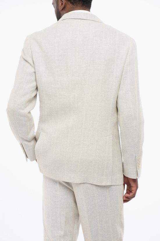  브루넬로 쿠치넬리 수트 자켓 MS4997BND TS499 C002 Beige - BRUNELLO CUCINELLI