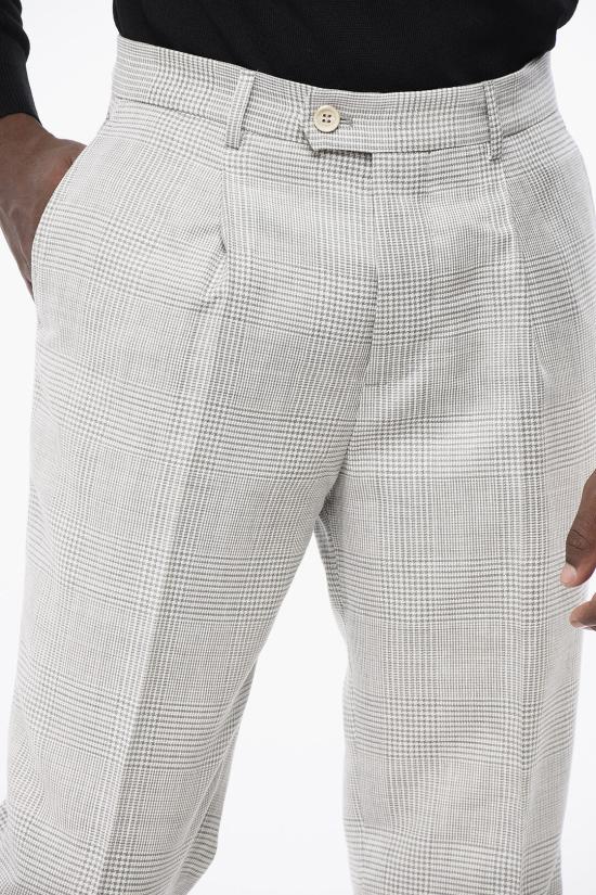  브루넬로 쿠치넬리 스트레이트 팬츠 MS496L00H TS496 C088 Gray - BRUNELLO CUCINELLI