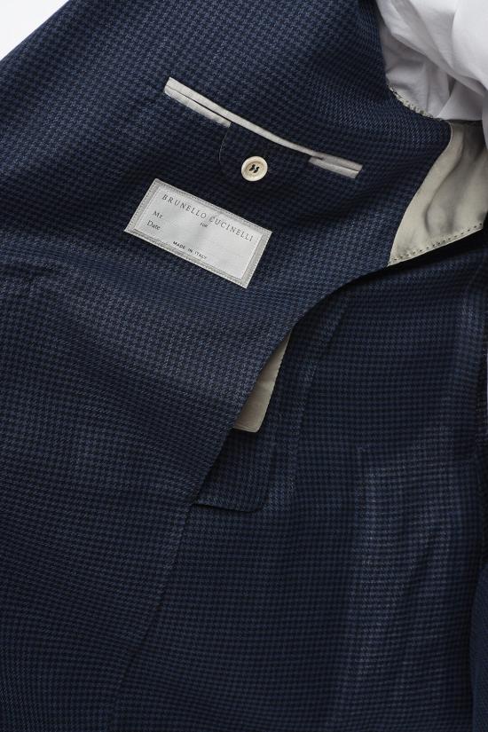  브루넬로 쿠치넬리 수트 세트 MS486LDBH TS486 C094 Blue - BRUNELLO CUCINELLI