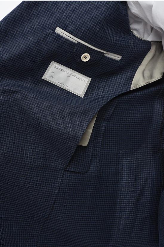  브루넬로 쿠치넬리 수트 세트 MS486LDBH TS486 C094 Blue - BRUNELLO CUCINELLI