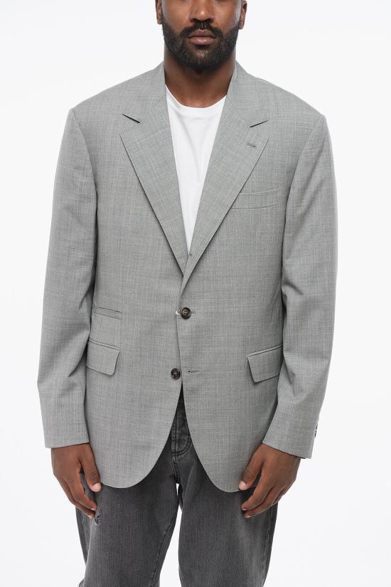  브루넬로 쿠치넬리 수트 자켓 M032P7BTC T032P C795 Gray